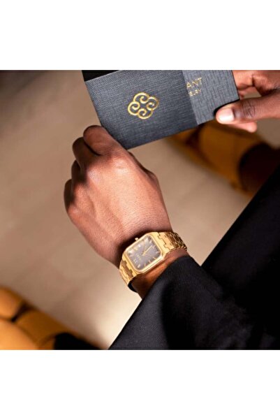 LIGANT Men's Gold Stainless Steel Watch