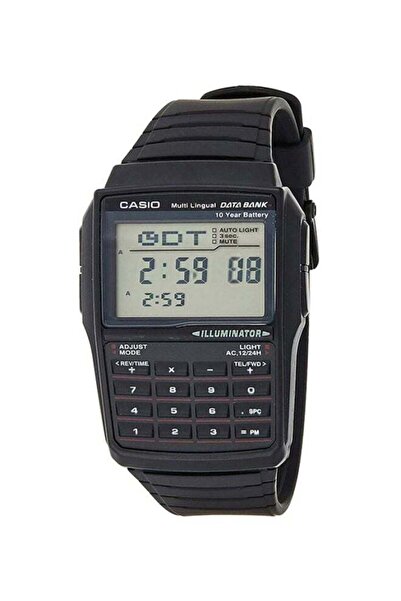 Casio Men's Multi-Lingual Data Bank Digital Watch DBC-32-1A - 37 mm - Black
