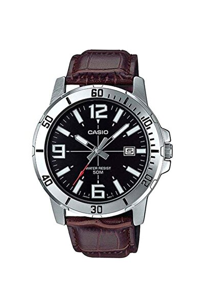 Casio Men's Enticer Water Resistant Analog Watch MTP-VD01L-1BVUDF - 49 mm - B...