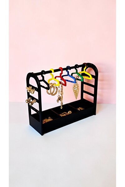 Nobrand منظم مجوهرات صغير ملون - حامل للأقراط والأساور والقلائد