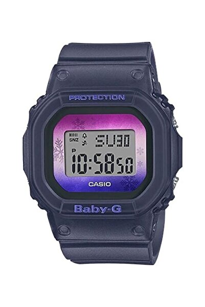 Casio ساعة بيبي-جي النسائية الرقمية التناظرية بمينا متعدد الألوان وسوار من ال...