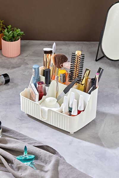 Zayas Shopping منظم مكياج مفيد مكون من 6 أقسام