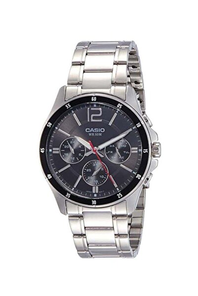 Casio Men's Enticer Water Resistant Stainless Steel Analog Watch MTP1374D - 4...