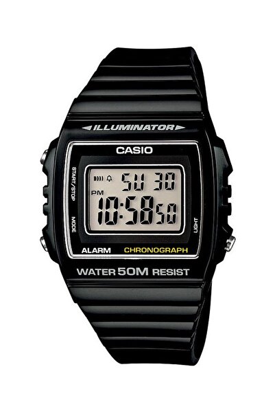 Casio Men's Classic Resin Digital Quartz Watch W215H - 40 mm - Black