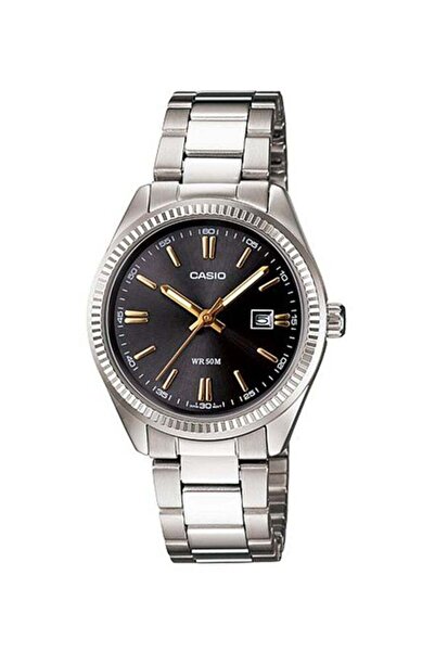 Casio Women's Water Resistant Analog Watch LTP-1302D-1A2 - 35 mm - Silver