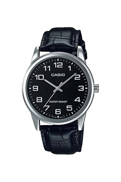Casio Men's Water Resistant Analog Watch MTP-V001L-1B - 38 mm - Black
