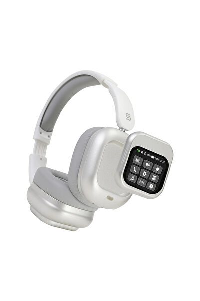 porodo سماعة رأس Soundtec ANC بسعة 300 مللي أمبير/ساعة مع شاشة لمس مغناطيسية ...