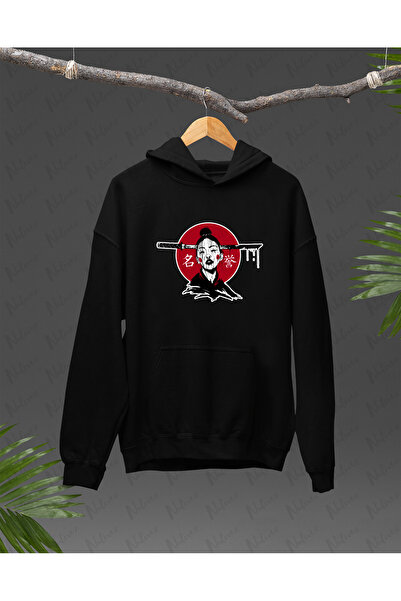 Nulivez تصميم الساموراي مطبوع ، هوديي قصة فضفاضة عالي الجودة للجنسين