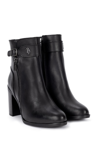 U.S. Polo Assn. Women's Black Boots