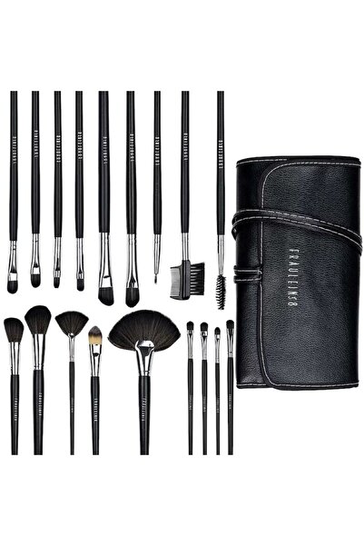 Fraulein 38 - Set of 18 professional brushes - Black