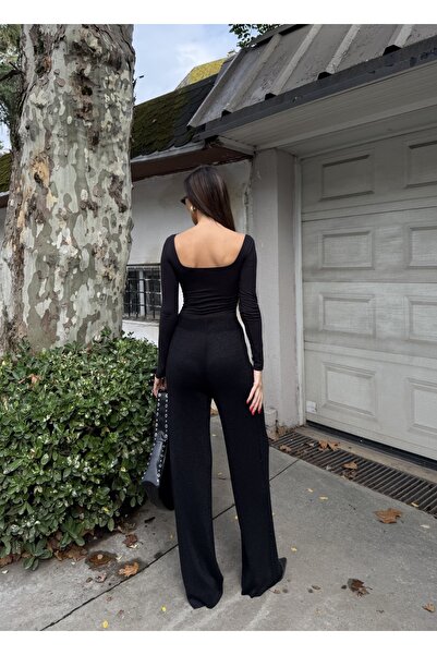 MADAMMERY Knitwear Stone Shiny Loose Pants