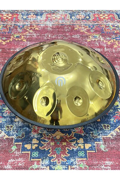 ARSHA - TİTANİUM Handpan -9 tonlu -Re Minör ( -Bakım yağı ,Takmalı / çıkarmalı renkli kuşak ve kılıf)