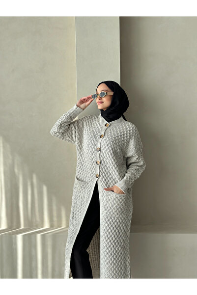 NEW DAĞ Honeycomb Knit Tirko Cardigan