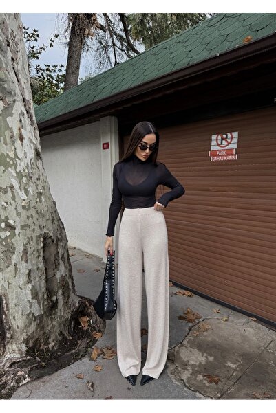 MADAMMERY Knitwear Stone Shiny Loose Pants