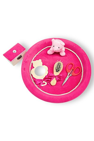 KidsMagazin Set de tuns părul pentru bebeluși în nuanțe de catifea fuchsia