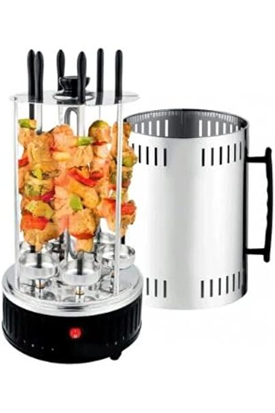 Other Smoke Free BBQ Machine Vertical Electric Indoor Barbecue 360 Degree ,Automatic Timing Rotating Oven