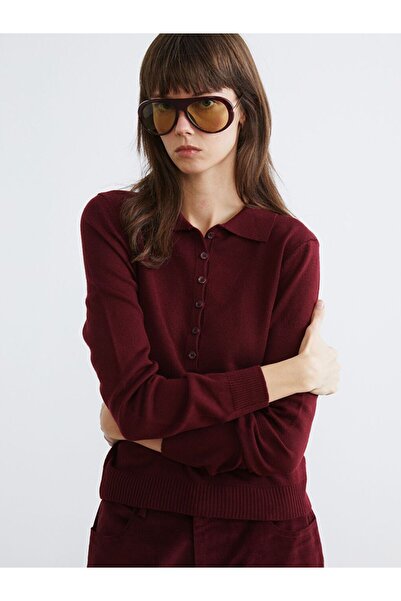 LC Waikiki Polo Collar Women's Knitwear Sweater