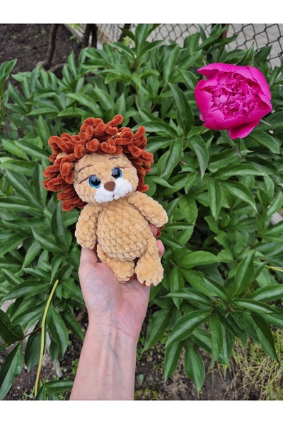 OEM Leu mic – Jucărie de pluș croșetată manual | Cadou Amigurumi moale pentru...