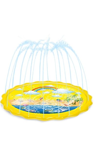 ENAGRO Inflatable children's pool with water jets – 172 cm diameter (ocean model)