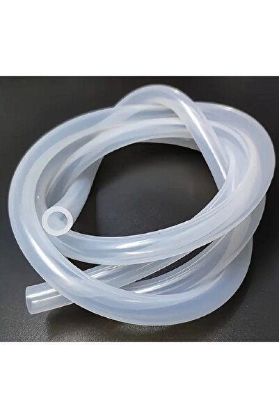 DYZER Alman Wacker Gıda Sınıfı Şeffaf Silikon Hortum 8X10 (1 metre) (İç Çap: 8mm Dış Çap: 10mm)