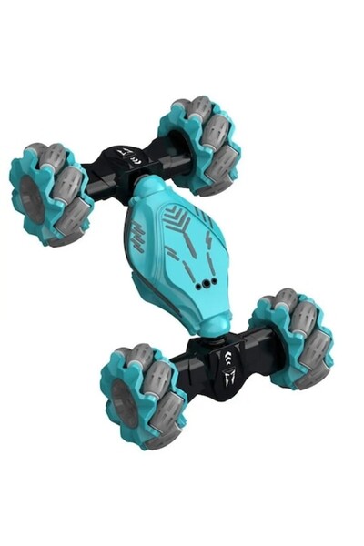 ENAGRO 4x4 Gesture Remote Control Car – drift, 360° spins, lights, sounds - turquoise color