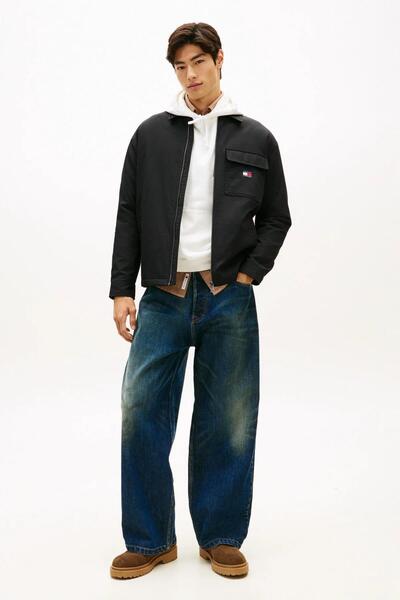 Tommy Hilfiger Tjm Padded Tech Cord Men's Overshirt Jacket Dm0Dm22018