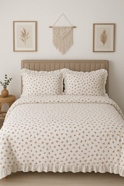 LUMIA ÇEYİZ طقم غطاء لحاف مكشكش من 3 قطع