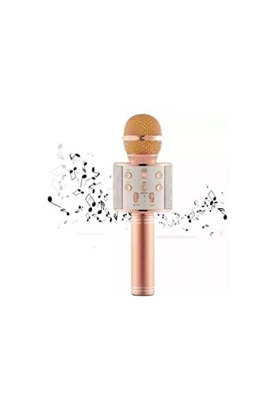 stuffix Clinks Wireless Karaoke Microphone, Rose Gold