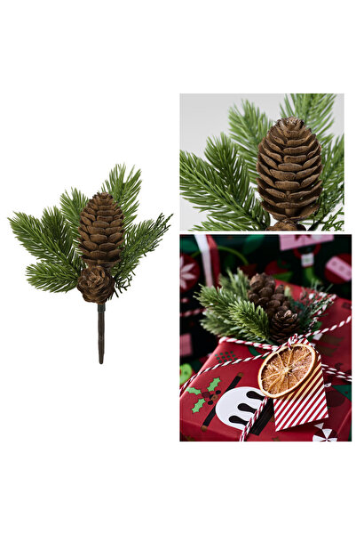 IKEA Vinterfint 15 cm Çam Dekoratif Buket Yapay Bitki Çiçek