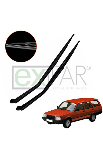 EXPAR OTO TOFAŞ KARTAL ÖN CAM SİLECEK KOLLU SÜPÜRGE TAKIMI 1988-2001 KOMPLE OEM TİP METAL GÖVDE