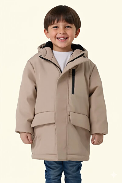 blayn jeans Boy's Fur Lined Waterproof and Windproof Hooded Winter Coat & Jac...