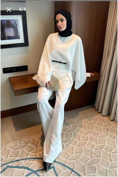 Modaulu Double Set Premium Hijab Jumpsuit with Cape