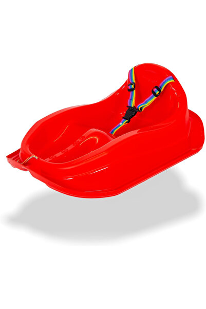 MARMAT Mini Sanie cu Spătar și Centură în 3 Puncte - Roșu (12+ luni)