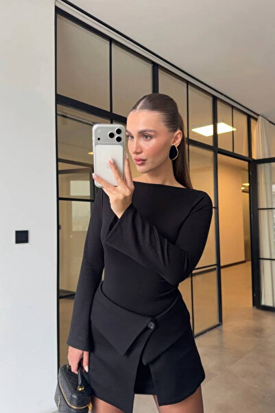 Love Fab Μίνι φόρεμα με λαιμόκοψη και φούστα 2 τεμαχίων