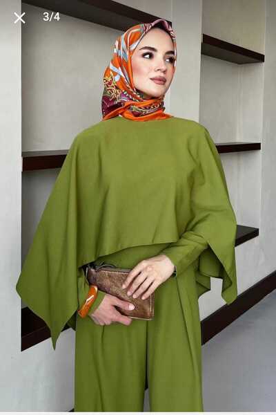 Modaulu Double Set Premium Hijab Jumpsuit with Cape