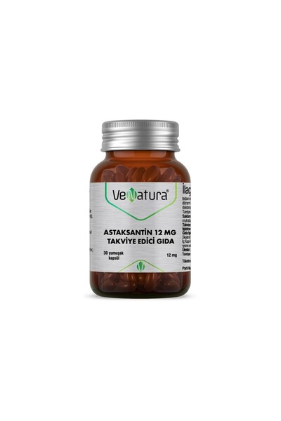 VeNatura Astaksantin 12mg 30 Yumuşak Kapsül