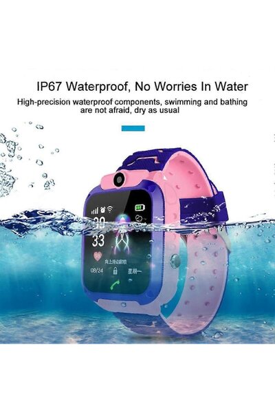 stuffix OEM Kids Smartwatch 4G with Monitoring, WiFi - Pink/Purple