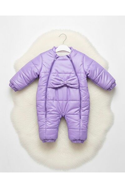 asyagiyimavm25 Asissa • 💜 Bebek/Çocuk Mor Astronot Tulum Mont Su Geçirmez/Sı...