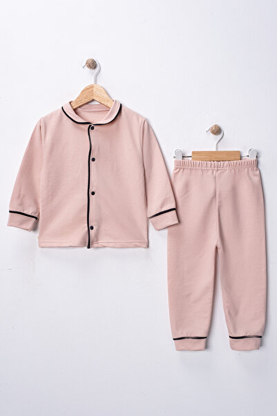 MiniMod Bebek Düğmeli Pijama Takımı
