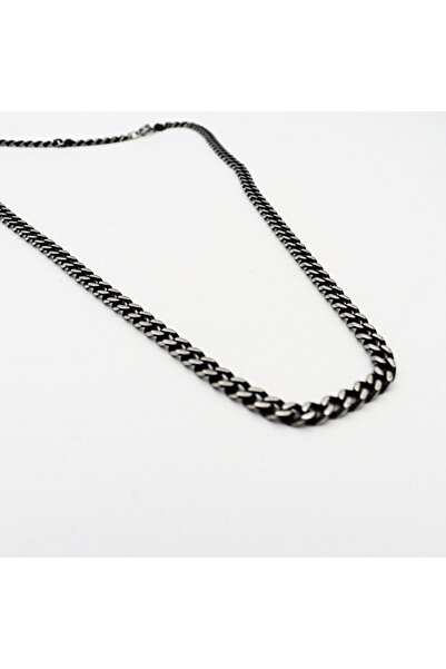AKSESUARIM Erkek Otantik Çelik Gurmet Zincir Kolye