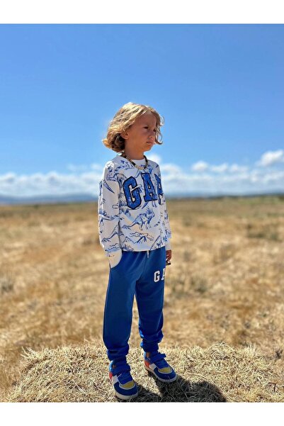 Jolly Kids Boy's Character Printed Sweatshirt Winter Set