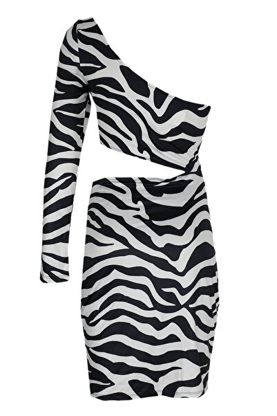 Noisy May Melanie Black dress - M, White