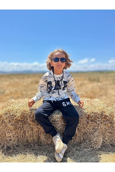 Jolly Kids Boy's Character Printed Sweatshirt Winter Set