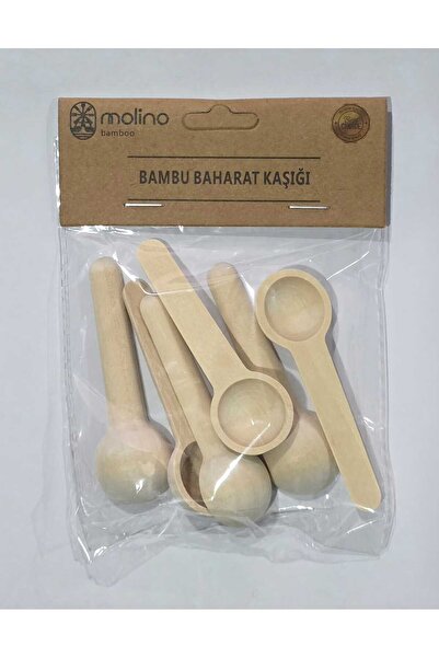 LOVYCO Set of 6 Bamboo Spice Spoons