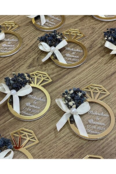 Eymenwedding Pleksi Tek taş yüzük model Magnet