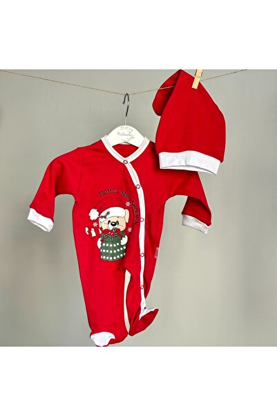 Victorino My First Christmas Jumpsuit with a Hat