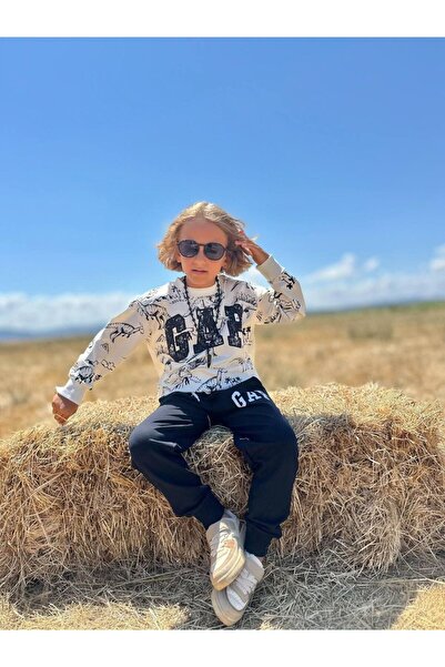 Jolly Kids Boy's Character Printed Sweatshirt Winter Set