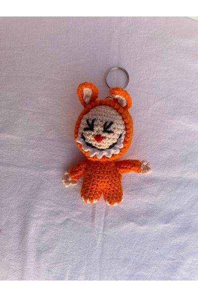 crafted by Nilüfer labubuu anahtarlık amigurumi