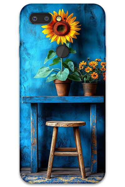 MRCİLETİSİM غطاء خلفي من جينرال موبايل GM 9 Pro Case HD Pattern مطبوع - زهرة فنية