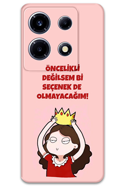 MRCİLETİSİM غطاء خلفي لهاتف انفينيكس نوت 30 VIP بنمط HD B مطبوع - ليس خيارًا